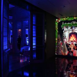 Navidad en el porteño hotel Palladio.