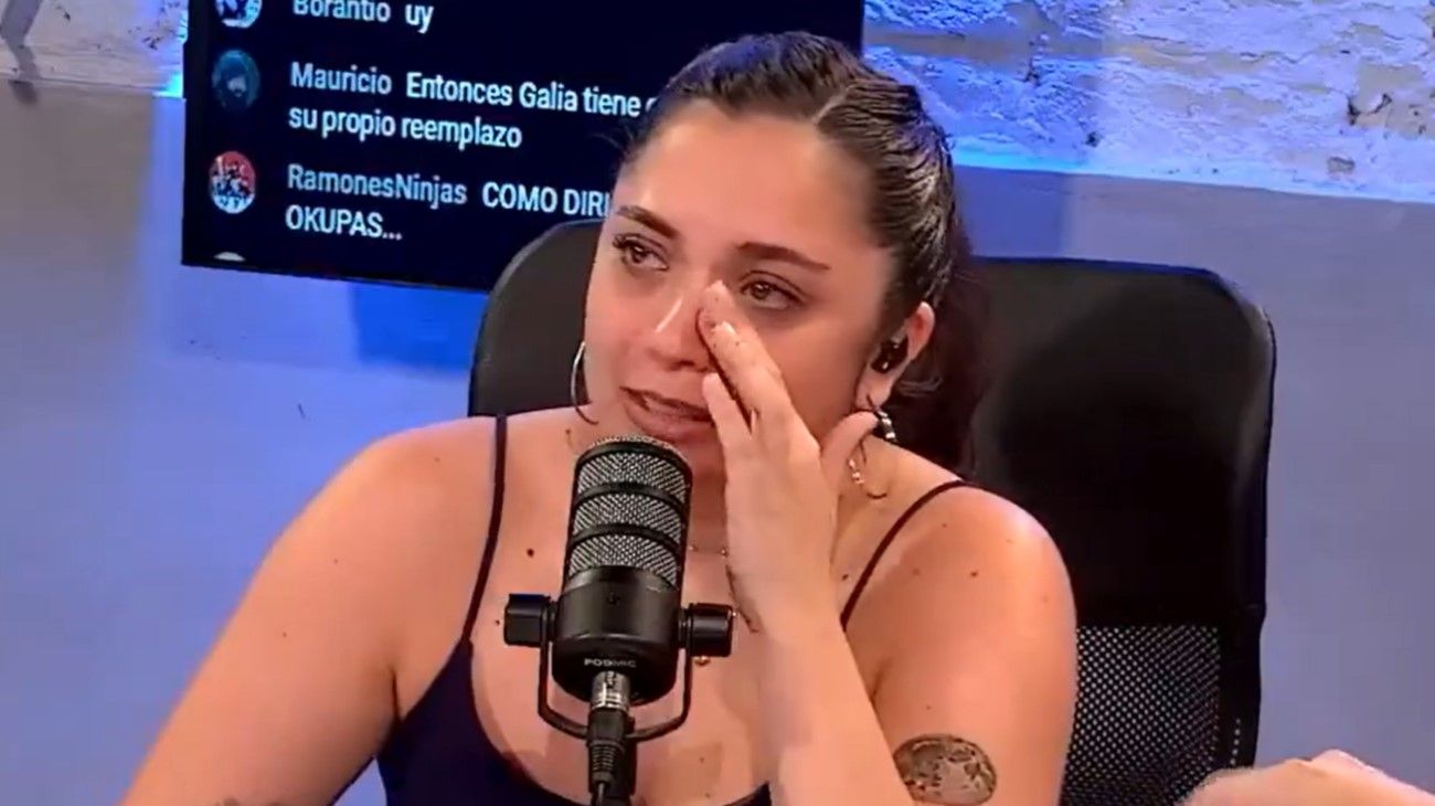Galia Moldavksy quebró en llanto al despedirse de su programa de streaming:  "Fui hostigada como nunca en mi vida" | Exitoina