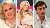 Graciela Alfano, Roberto García Moritán y Mirtha Legrand