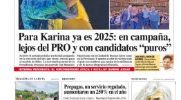 La tapa del Diario PERFIL del domingo 22 de diciembre de 2024.