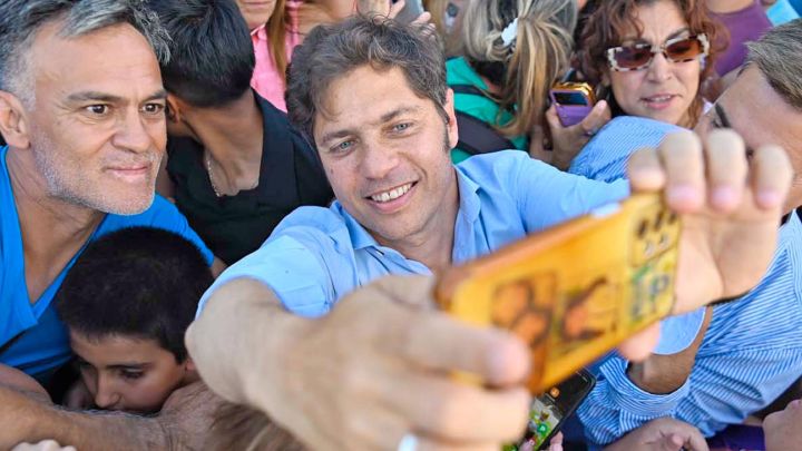 Kicillof, en campaña.