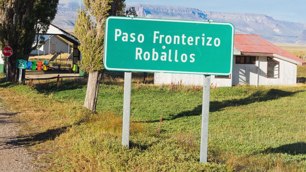 El Paso Roballos, entre Santa Cruz y Chile.