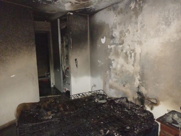 INCENDIO EN EDIFICIO DE NUEVA CÓRDOBA.