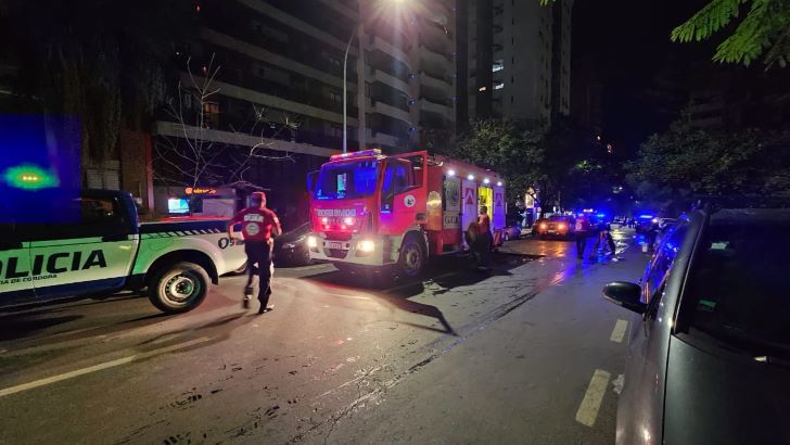 INCENDIO EN UN EDIFICIO DE NUEVA CÓRDOBA.