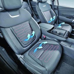 El estilo del nuevo Tucson muestra un diseño que marca su personalidad gracias a las renovadas luces LED con una disposición muy particular. En el interior resaltan la sobriedad y la calidez, al tiempo que exhibe una buena cantidad de equipamientos tecnológicos para hacer más confortable y seguro el viaje.