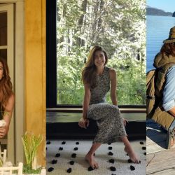 Juliana Awada en la Patagonia.