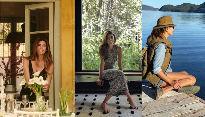 Las claves del estilo effortless de Juliana Awada para sus días en la Patagonia