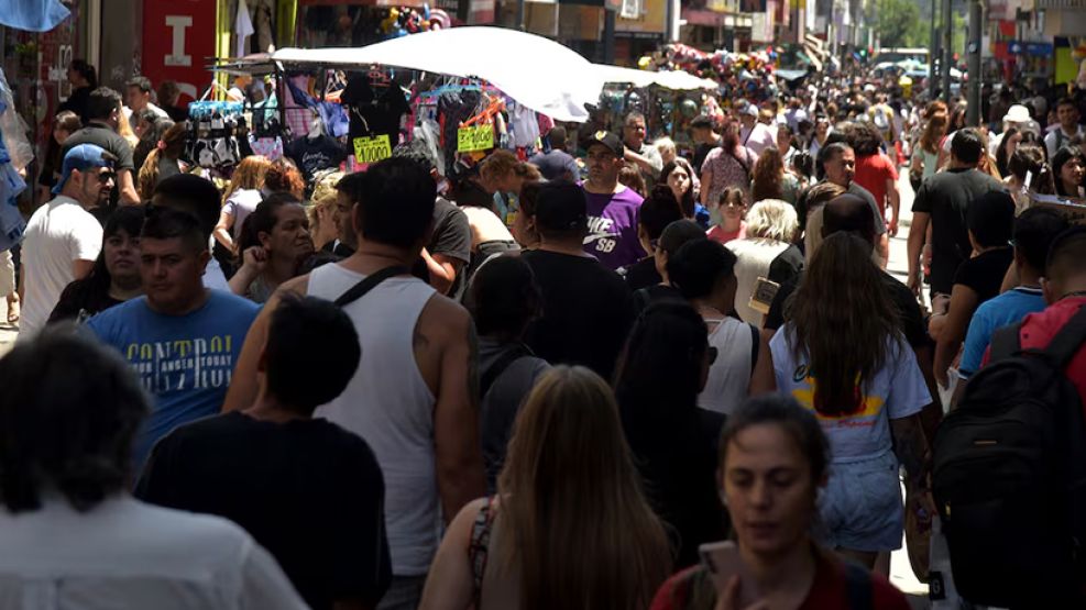 Peatonal de Córdoba en Navidad