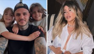 Mauro Icardi, Wanda Nara y sus hijas