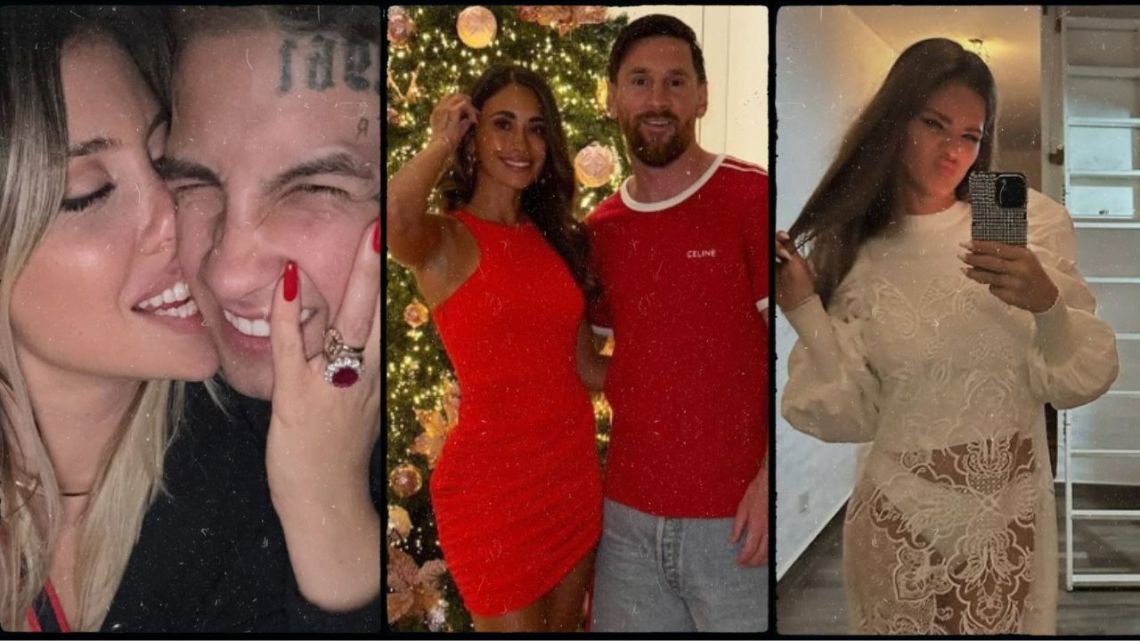 Las celebridades argentinas compartieron fotos de sus celebraciones acompañados de sus seres queridos.