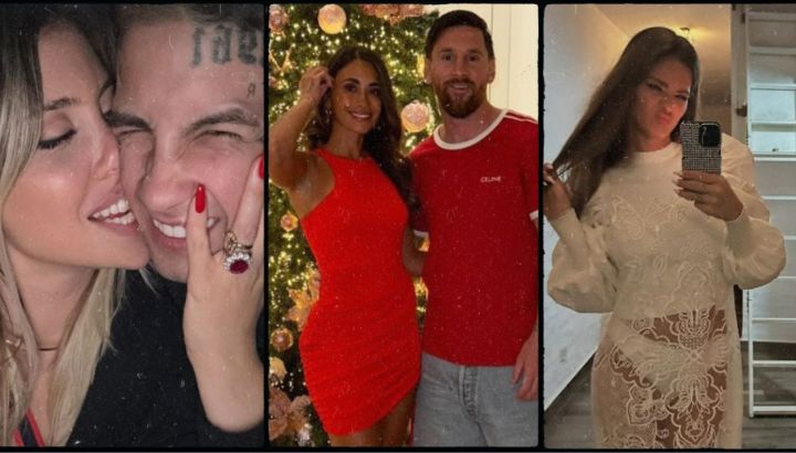 Así fue la Navidad de los famosos junto a sus familias: China Suárez, Wanda Nara, Leo Messi, Oriana Sabatini y más