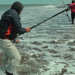 La pesca en la zona en el cierre del año estuvo con algunos altibajos por el clima, pero cuando las condiciones fueron las adecuadas el pique es excelente. (Foto: Omar Calafate).
