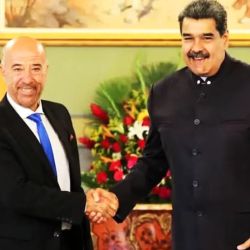 Oscar Laborde y Nicolas Maduro | Foto:CEDOC