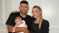 Kun Agüero, Sofía Calzetti y su hija Olivia