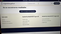 Hackeo a la web oficial del Gobierno