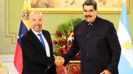 Oscar Laborde y Nicolas Maduro