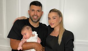 Kun Agüero, Sofía Calzetti y su hija Olivia