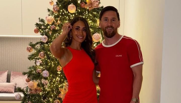 La tierna foto que compartió Lionel Messi con Antonela Roccuzzo después de Navidad