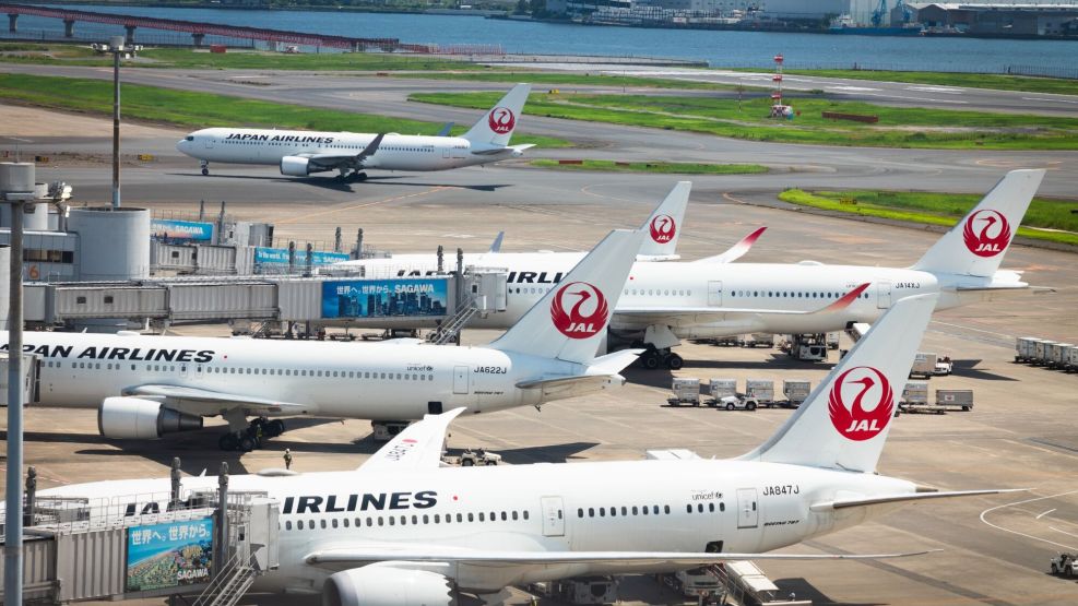 Travelers at Haneda Airport Ahead of Japan Obon Holidays