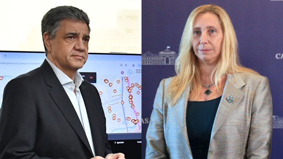 Karina Milei y Jorge Macri