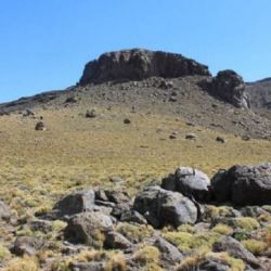  Fue encontrada en los campos volcánicos de la Patagonia argentina.