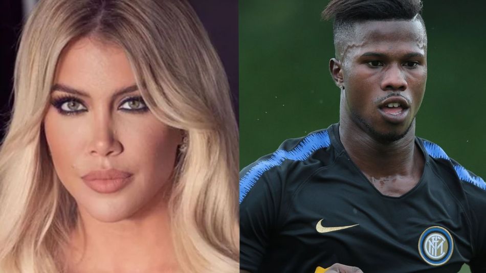 Wanda Nara y Keita Baldé