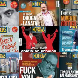 Las tapas de NOTICIAS sobre Jorge Lanata | Foto:Cedoc