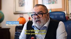 La última entrevista de Jorge Lanata con el canal GloboNews.