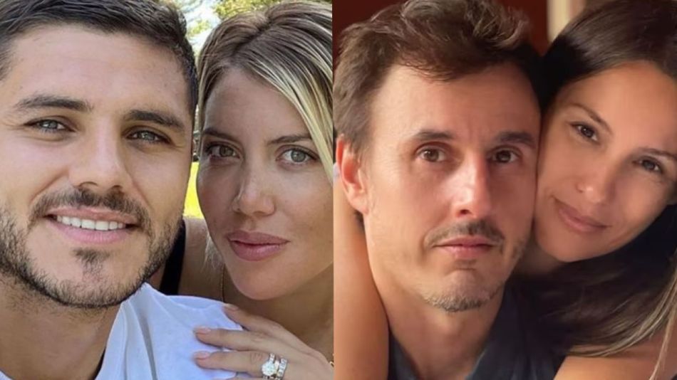 Wanda Nara, Mauro Icardi, Pampita y Roberto García Moritán