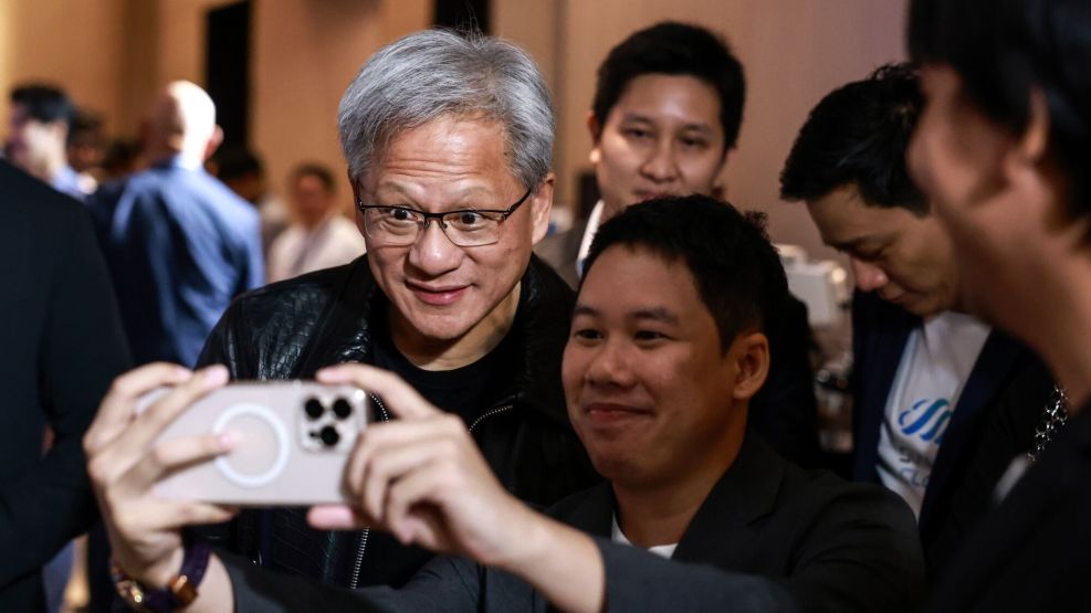 Nvidia CEO Jensen Huang Speaks at AI Event in Bangkok