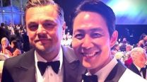 Leonardo DiCaprio y Lee Jung-jae