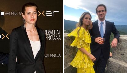 Carlota Casiraghi, Irene Forte y Félix Winckler 