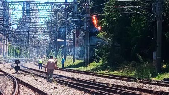 El tren de la linea Gral. Roca se encuentra interrumpido