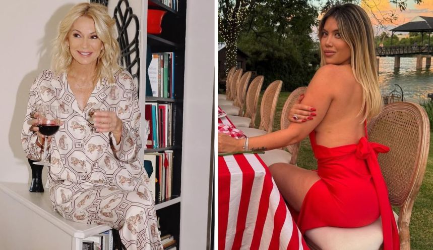 Yanina Latorre y Wanda Nara 