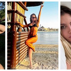 China Suárez, Camila Homs y Wanda Nara, las animadoras del verano, eligieron el negro absoluto.  | Foto:Cedoc