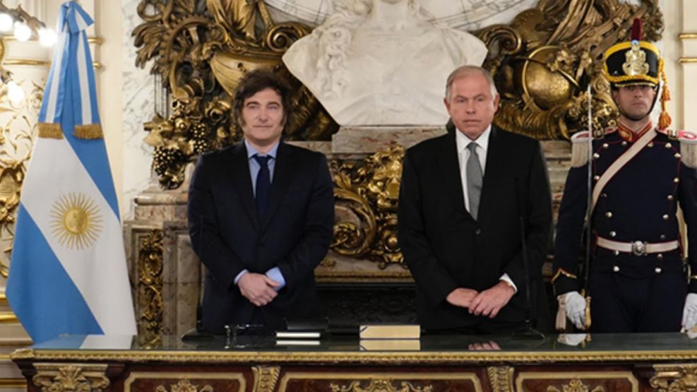 Javier Milei y Gerardo Werthein