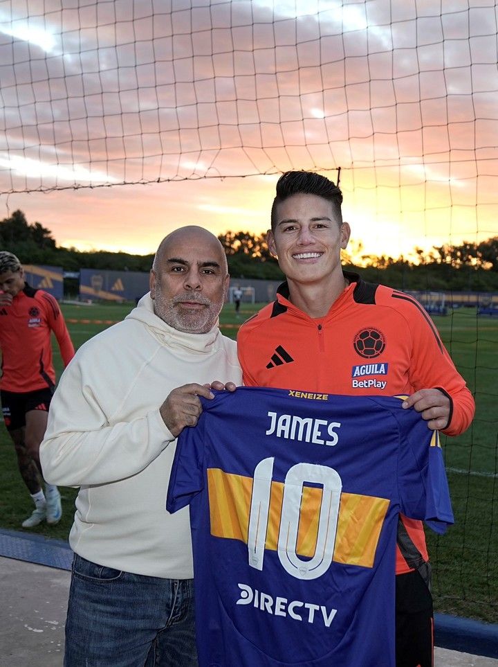 James posó con la camiseta de Boca el año pasado, ¿se cumple el deseo en 2025?