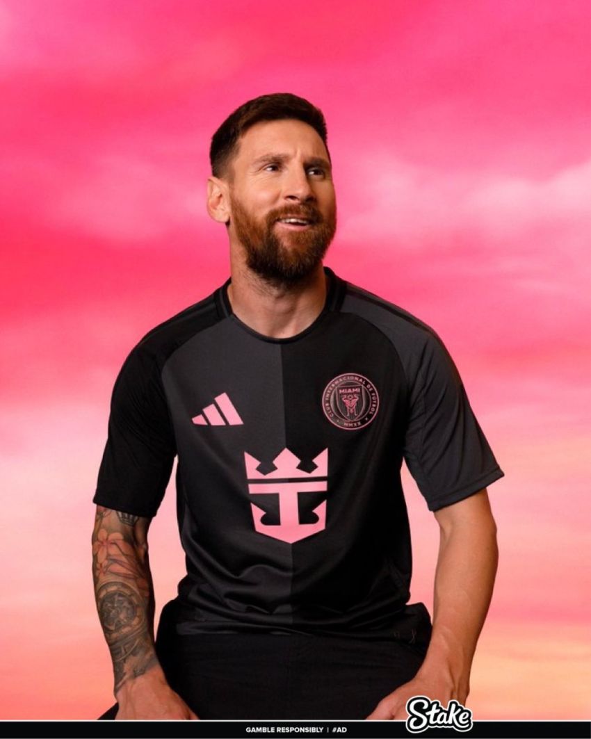 No podía faltar: Messi presentó la nueva camiseta del Inter Miami.