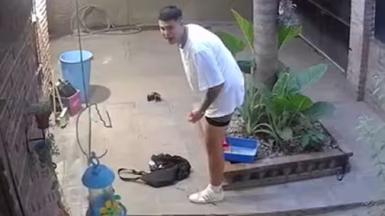 El joven de 27 años herido en la pierna tras recibir un disparo.