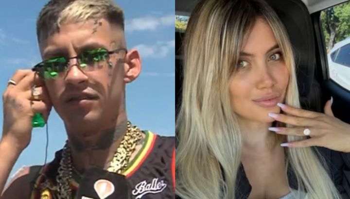 L-Gante reveló qué piensa de los chats picantes entre Wanda Nara y Mauro Icardi