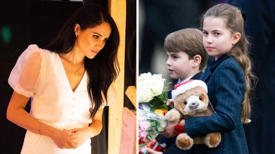 Meghan Markle y la princesa Charlotte