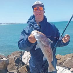 En la costa de Quequén y Necochea se pueden hacer capturas de buenas corvinas rubias.. 