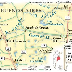 Mapa de la zona.