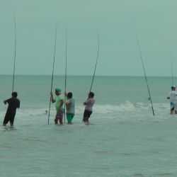 Es el Club de Pesca de Orense el que abre el año de los pieza mayor con la edición número 24 de su concurso a la corvina el 12 de enero en el Balneario de la localidad. (Foto de archivo: gentileza Omar Calafate).