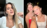 Mica Viciconte, Sienna, Allegra e Indiana Cubero matchearon con un look sporty ideal para la playa