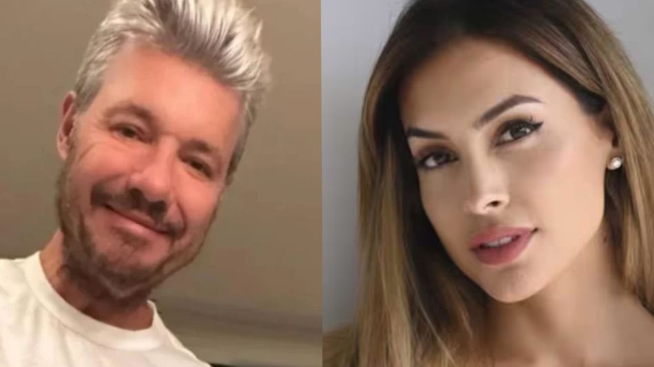 Marcelo Tinelli y Milett Figueroa