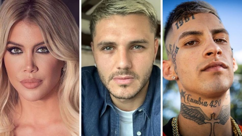 Wanda Nara, Mauro Icardi y L-Gante