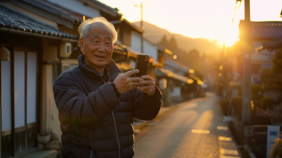 Ciudadanos japoneses mayores