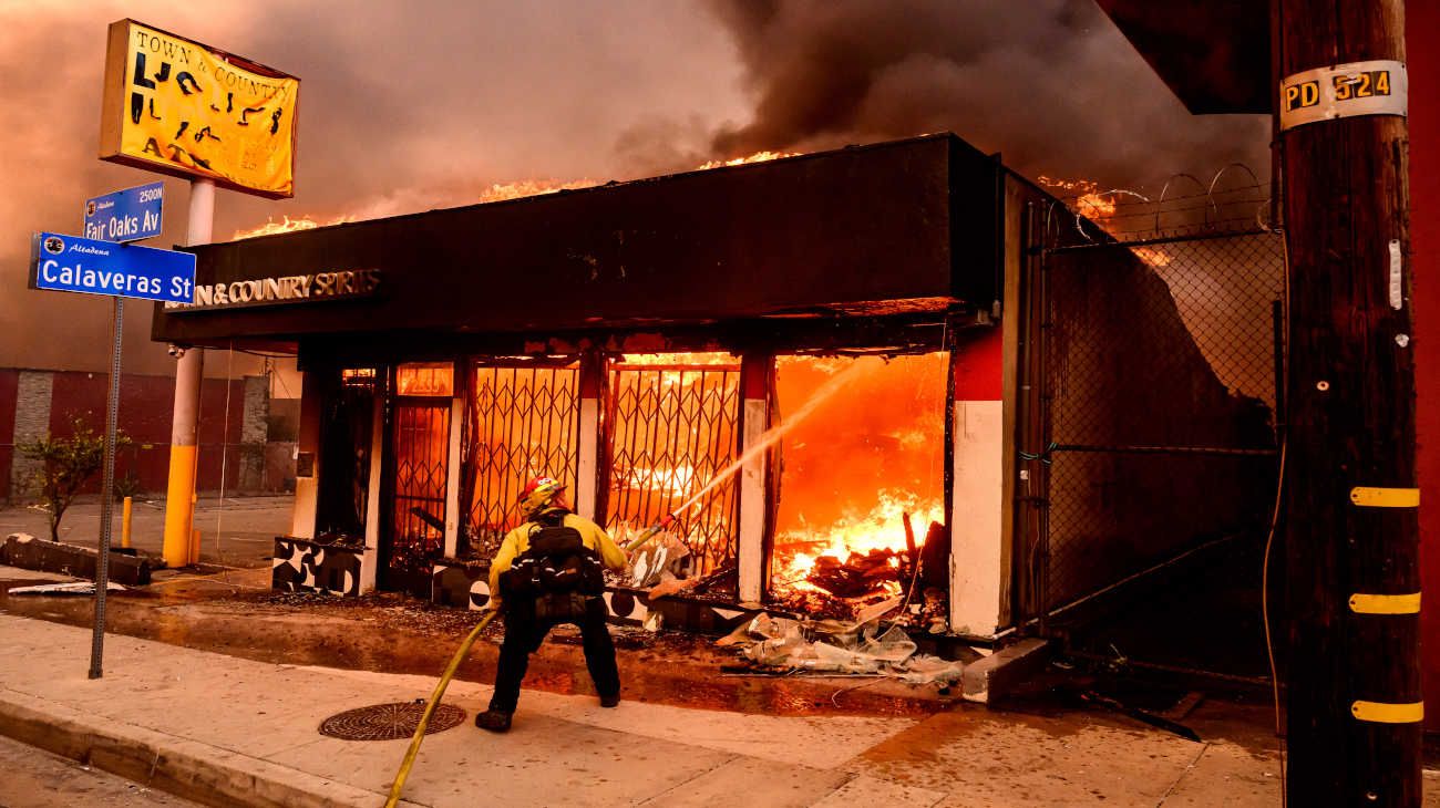 Incendios en Los Ángeles, California, el 8 de enero de 2025.