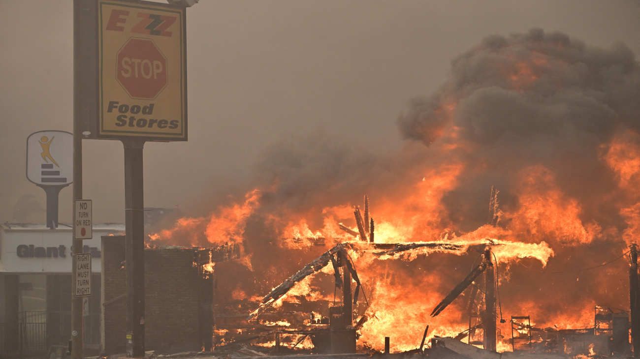 Incendios en Los Ángeles, California, el 8 de enero de 2025.